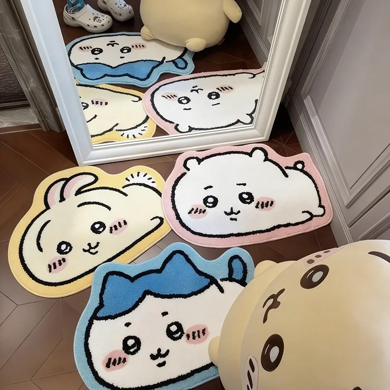Floor Rug Anti-slip Soft Carpet For Bedroom Living Room Bedside Decorative Mat Perfect For Rental House Warm Home Decor Ideal
