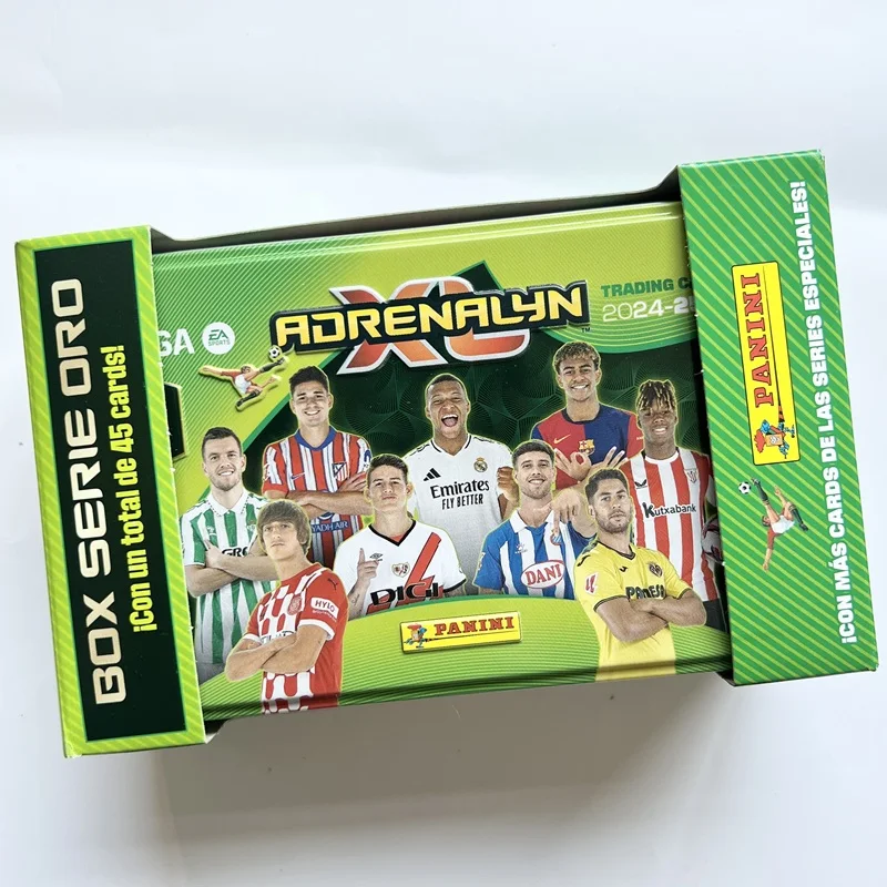 2025 Panini Adrenalyn XL Football Star Card Caja ciega para la versión del juego de La Liga recoge tarjetas firmadas de estrellas de fútbol y ellos