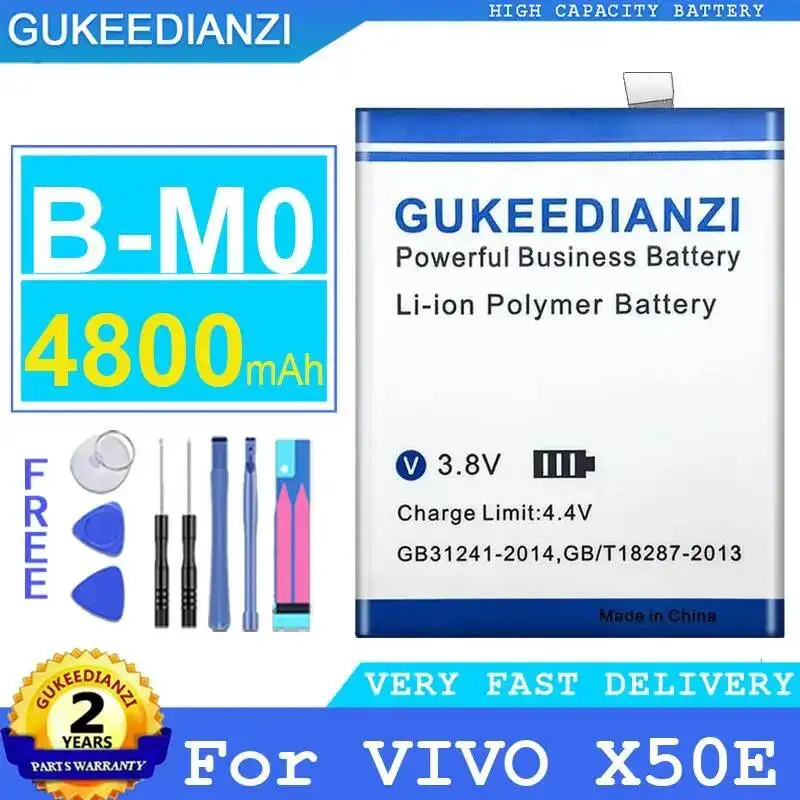 

4800Mah For Vivo X50E Mobile Phone Battery Premium Replacement B-M0