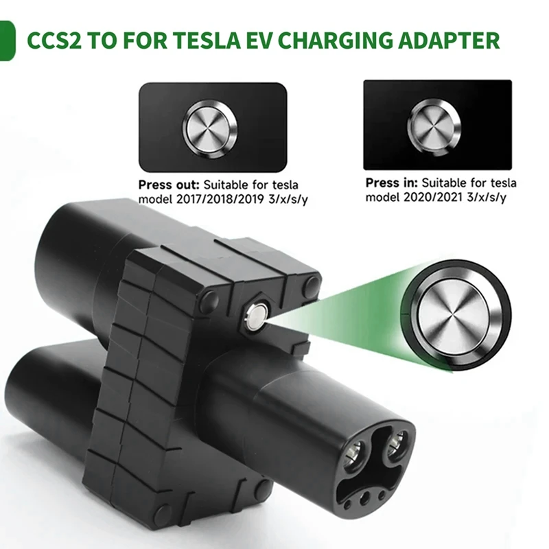 

CCS2 To For Tesla EV Charger Adapter 400A EV DC Charging Station CCS2 To TPC Convertor For Tesla Model 3/X/S/Y Parts