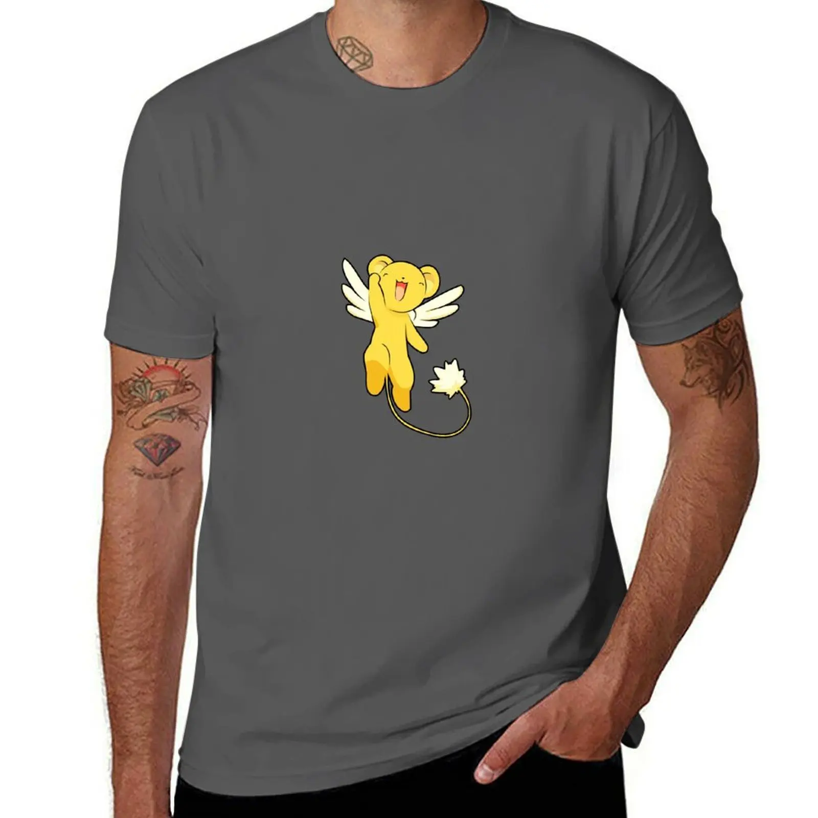 Camiseta Cardcaptor Sakura Kero, camisetas para hombre, camisetas gráficas de anime, camiseta de gran tamaño