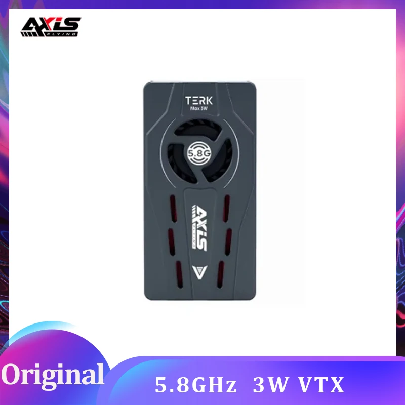 

Axisflying Analog VTX 5.8GHz Max 3W High Power Heat Sink OSD TERK Video Transmitter for FPV RC Long Range Drone 5/7/10inch