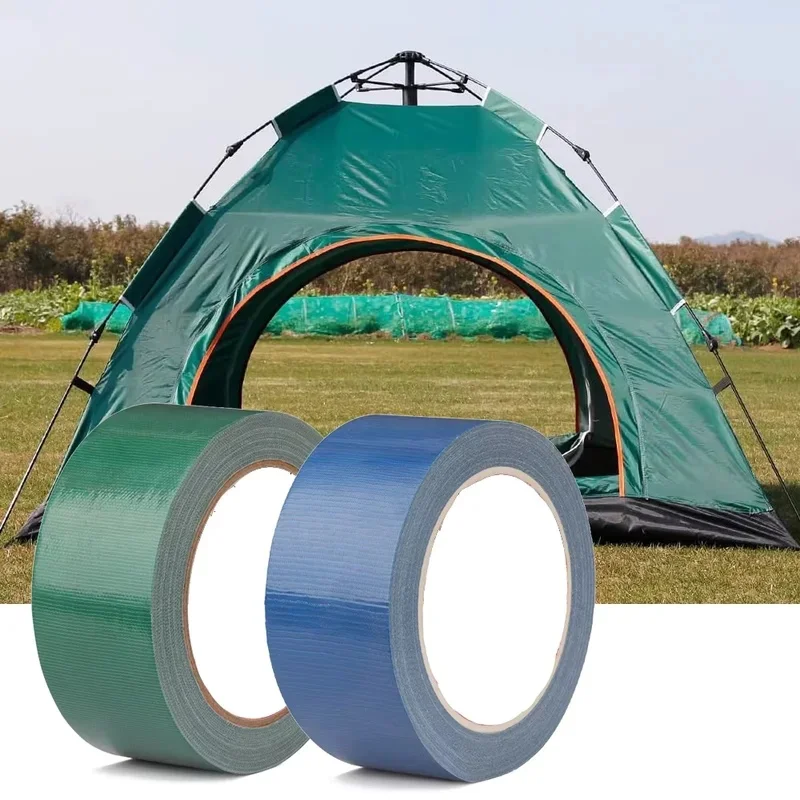 4,8cmx20M Camping-Zelt-Reparaturband Starkes Klebeband Wasserdichtes Gewebeband für Zelt-, Boot-, Wohnmobil-Abdeckungen, Markisen, Sonnenschirme, Outdoor-Werkzeug
