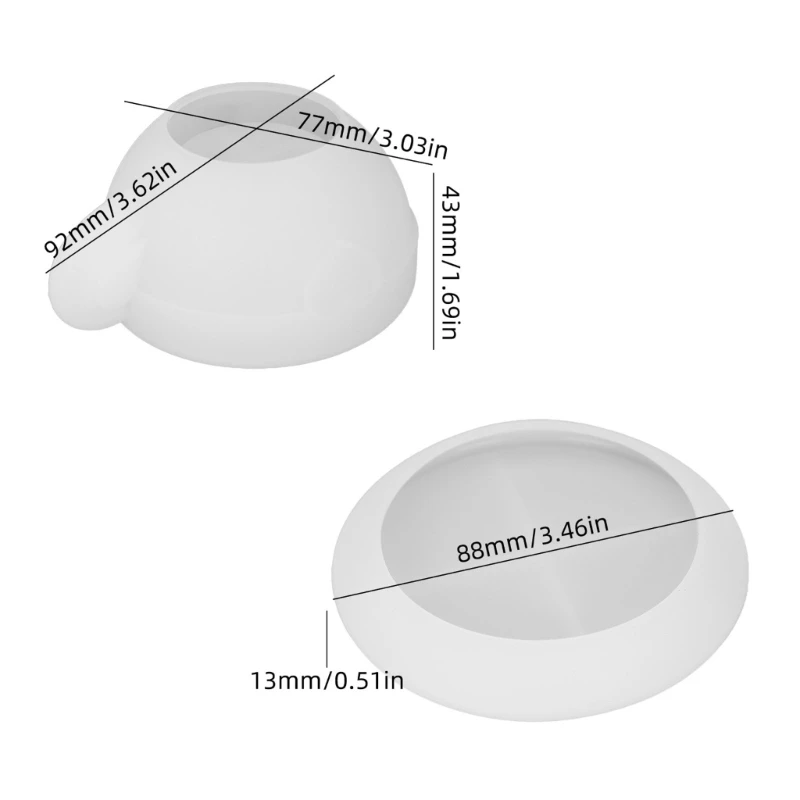 Leicht zu lösende Formen, Silikonform für Teetasse, Kerzenhalter, Kunst- und Bastelwerkzeug