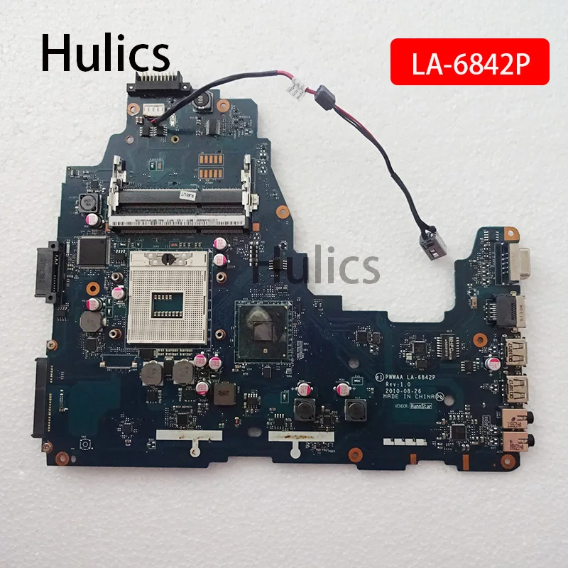 

Hulics Used For Toshiba C660 Laptop Motherboard DDR3 K000111440 PWWAA LA-6842P Main Board HM55