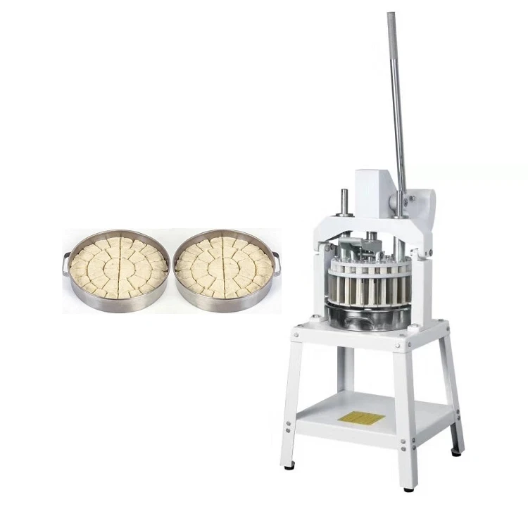 Manual Bread Pizza Wet Dough 30-120G 36Pcs Rounder Making Machine Volumetric Dough Divider Machine