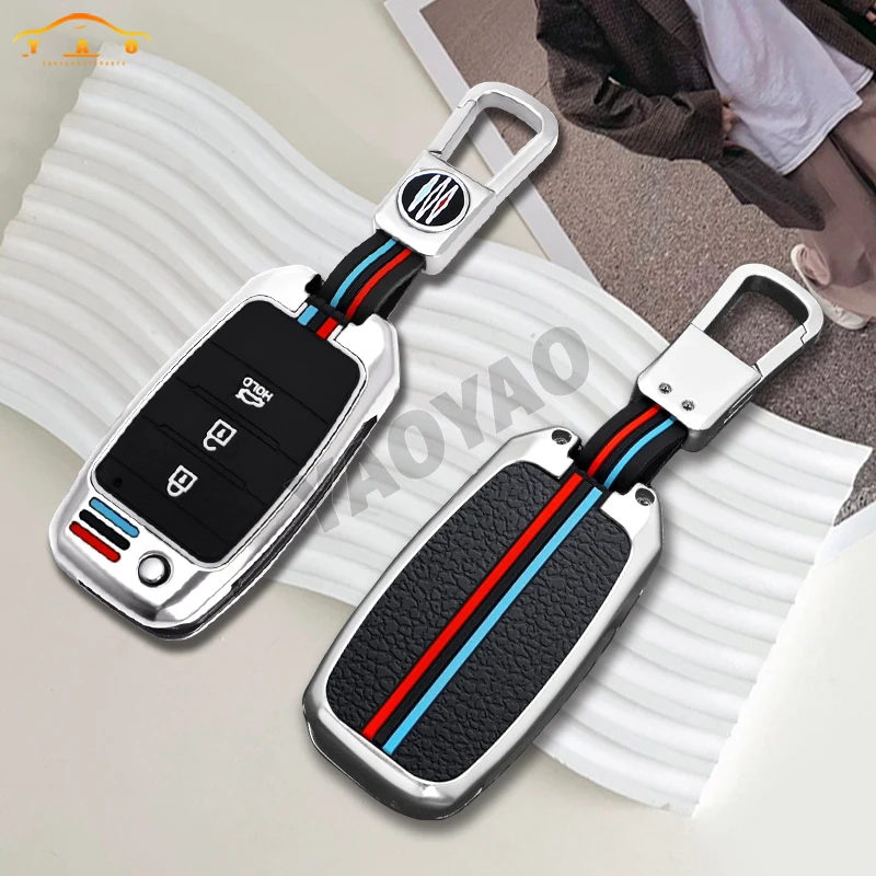 2024 New Fashion Car Key Case For KIA RIO 3 K2 K3 K4 K5 Sportege Picanto Optima Soul Ceed Sorento Forte Stinger Cerato Keyless