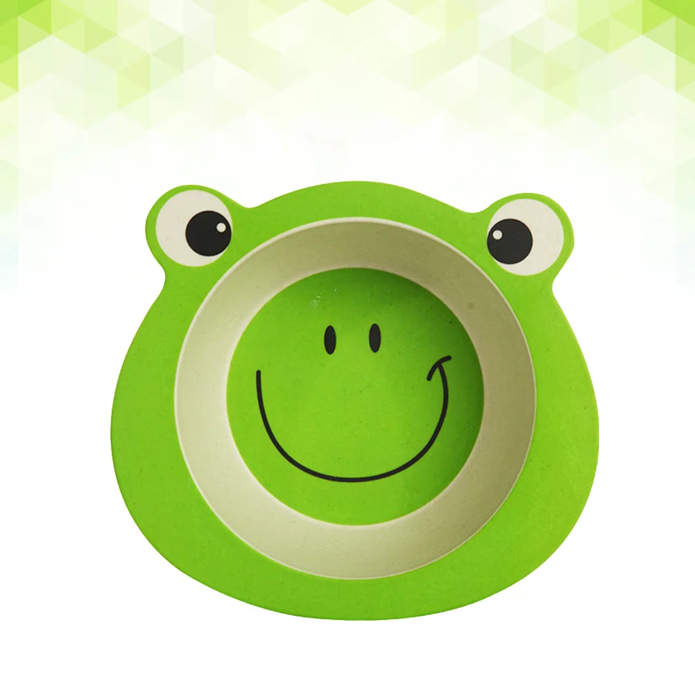 Kinderkom Bamboevezel Onbreekbaar Lichtgewicht kinderservies voor het eten van granen Fruit IJs Picknick buiten