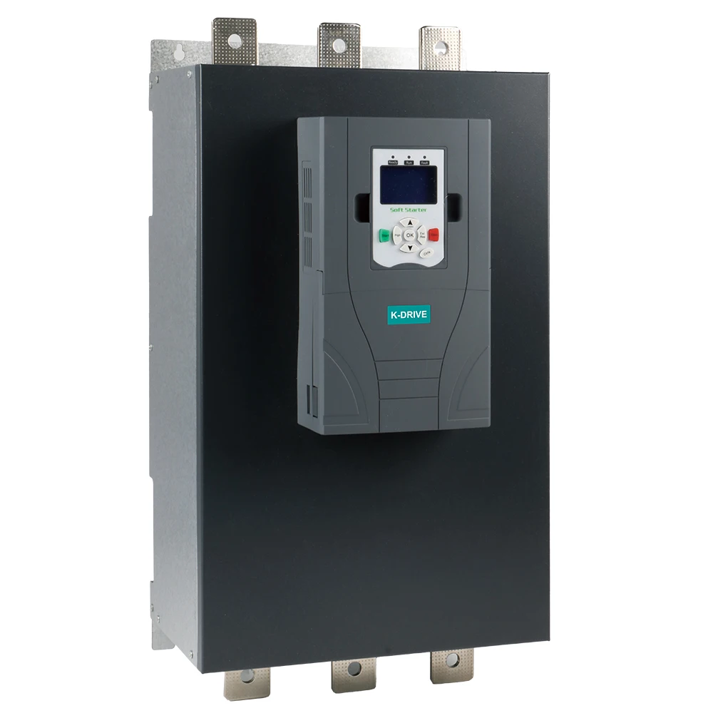 K-Drive KSS100 KSS60 Series Three-Phase 220V 380V 7.5KW-400KW Built-In Bypass Control Soft Starter Power Supply