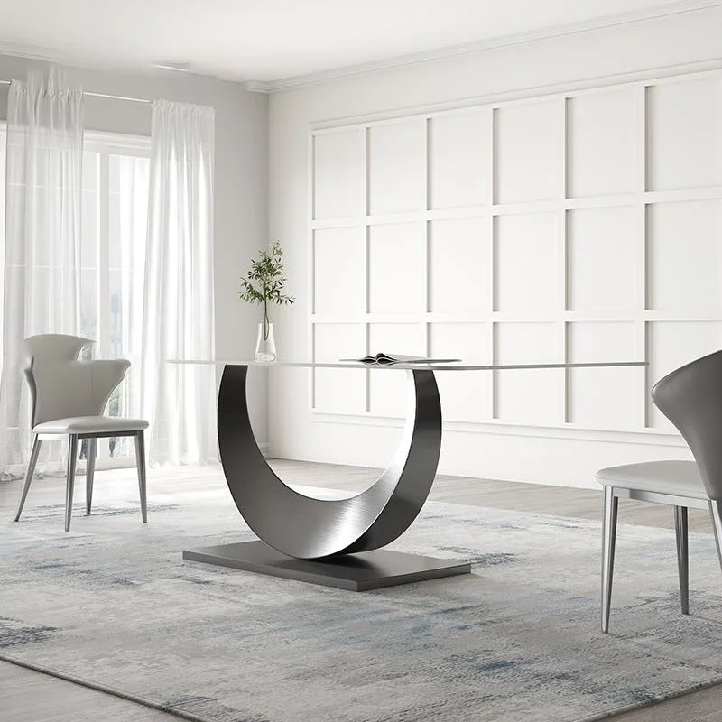

Italian Minimalist Slate Dining Table Size Apartment Light Luxury Modern High-end Creative Designer Esstische Kitchen Furniture