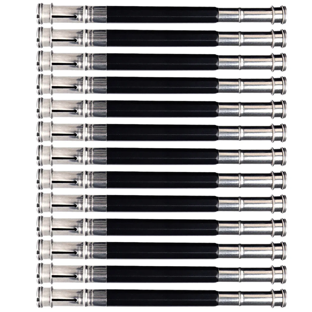 13 個の鉛筆エクステンダーデュアルチップアート鉛筆再利用可能なホルダースケッチペン延長ツール鉛筆エクステンダーアーティストスケッチペンホルダー
