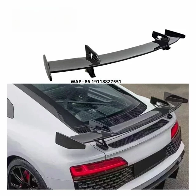 

For R8 22-24 Carbon Fiber Spoiler Upgrade GT Style High Quality R8 GT Rear Spoiler Wing