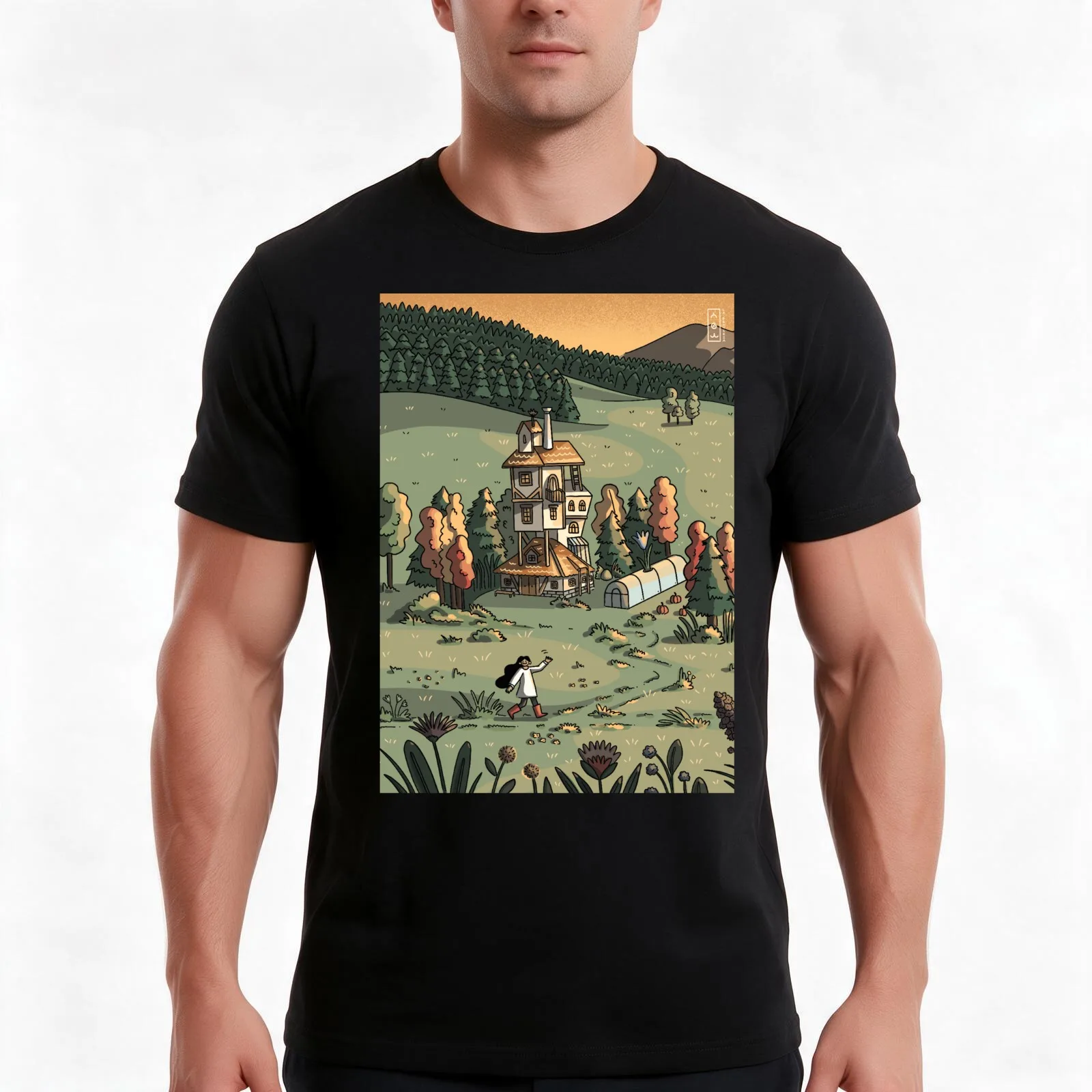 Return to the Burrow T-Shirt, Summer Casual Cotton Tee, Oversized Streetwear Tops, Vintage Graphic Print, Loose Fit Short Sleeve