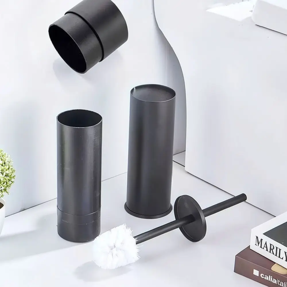 Floor Standing Toilet Brush Set Nordic Style Minimalist Bathroom Cleaning Tool Holder For Home Sanitation