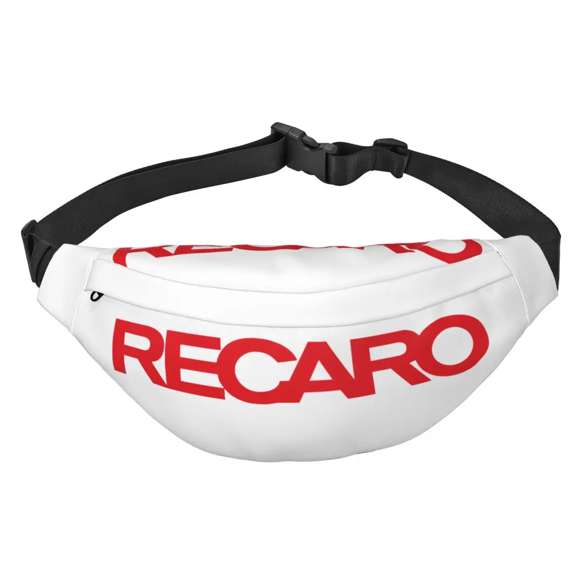 Recaros Fanny Pack Women Men Custom Sling Crossbody Waist Bag for Cycling Camping Phone Money Pouch