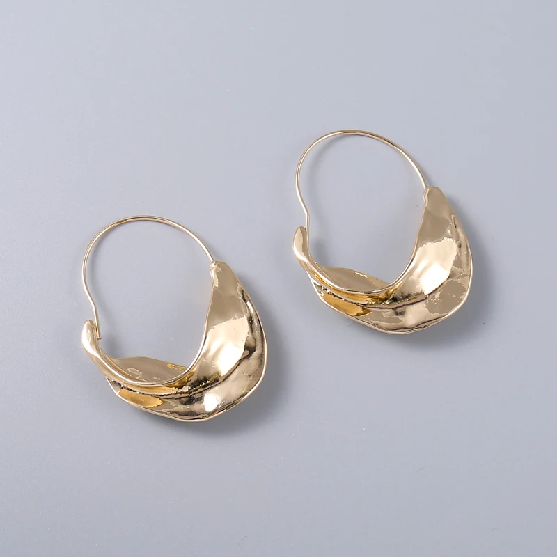 Fashionable And Personalized Circular Basket Appearance Women's Alloy Earrings