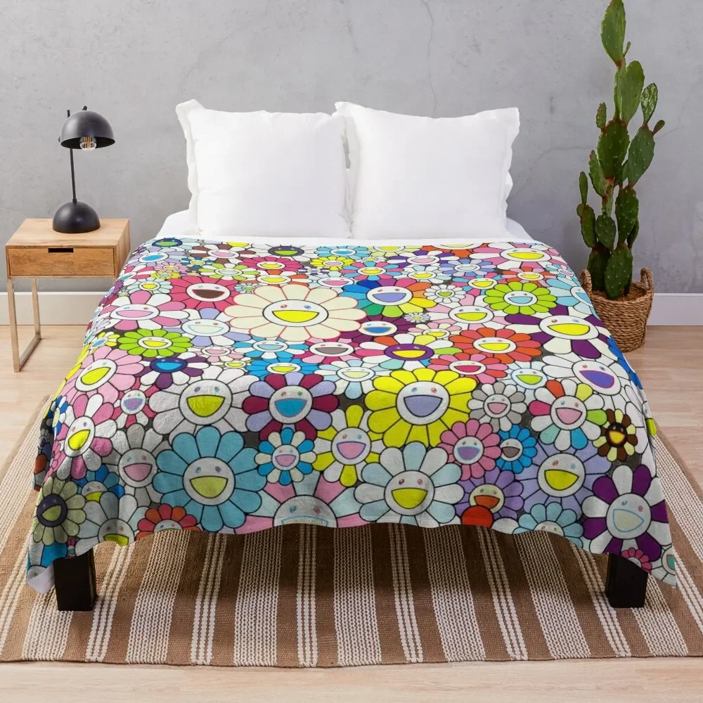 best seller Throw Blanket Furry Plaid on the sofa For Sofa Thin Blankets