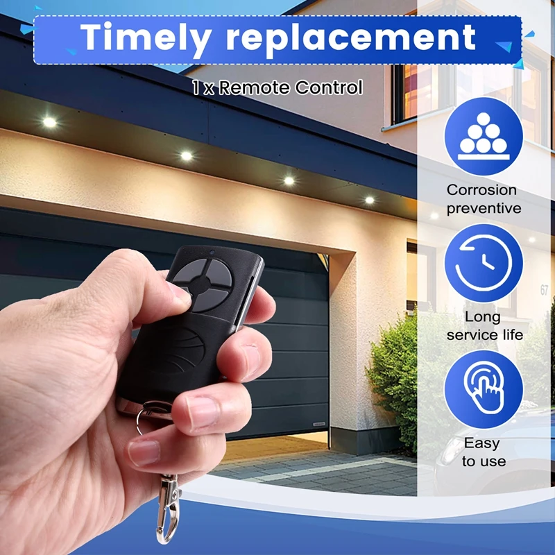 433Mhz 4-Key Garage Handheld Transmitter Door Opener Fit Wireless Universal Garage Door Remote Control Transmitter