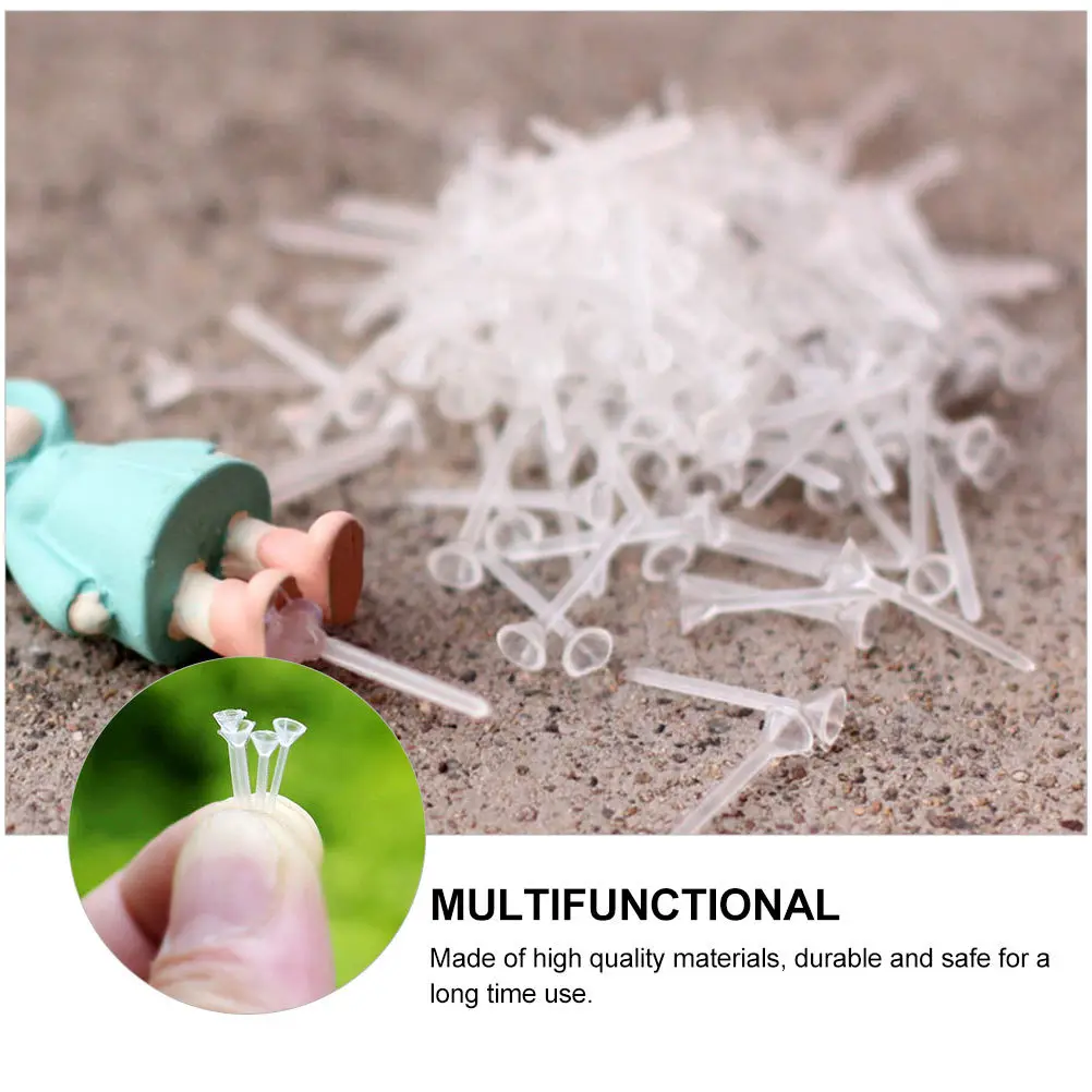 

1000 pcs Fixed Needle Bar Miniature Plastic Pin For Diy Ornament Micro Landscape Durable Fixing Rods Sewing Craft Tool