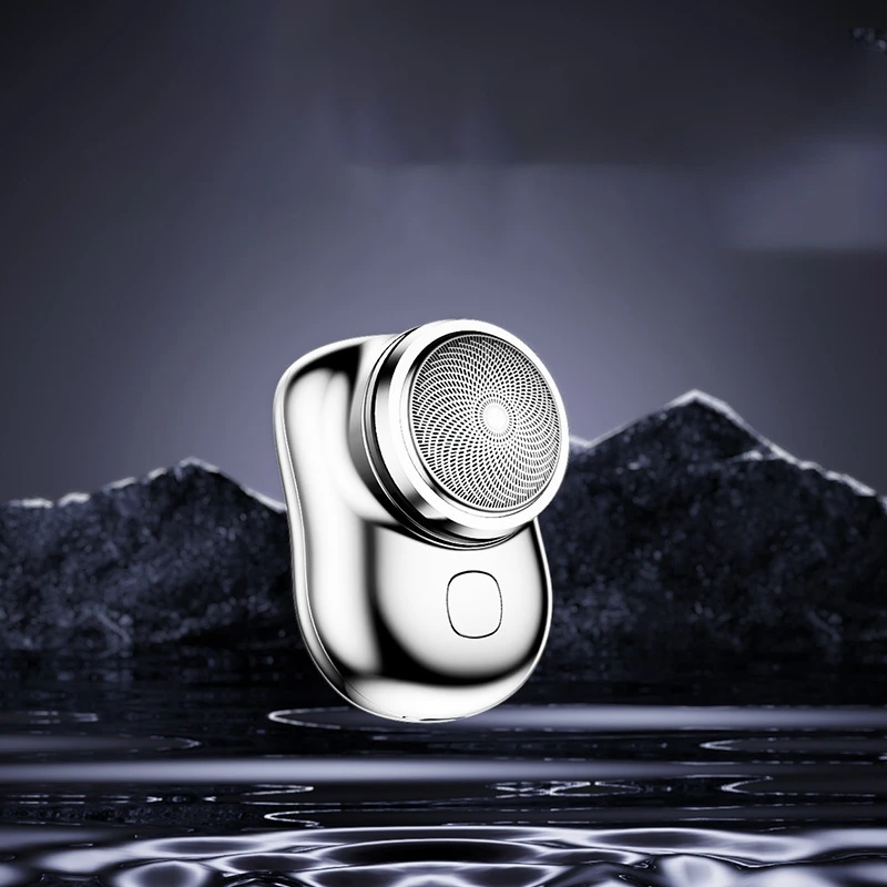 Mini rasoir électrique aste par USB, machine à raser à sec, support de poche