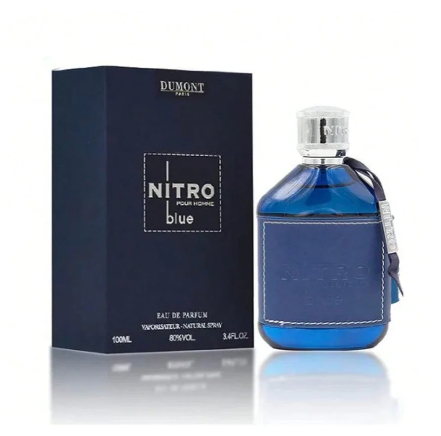 عطر دومونت نيترو بلو الرجالي بسعة 3.4 أونصة/100 مل، مما ينبعث منها عطر الفواكه الطازجة والحمضيات #6