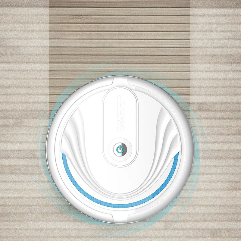 5-in-1 Mini Smart Robotic Wireless Vacuum Cleaner Home Multi-Mode USB Rechargeable Home Sweeper For Wet Dry Carpet Floors