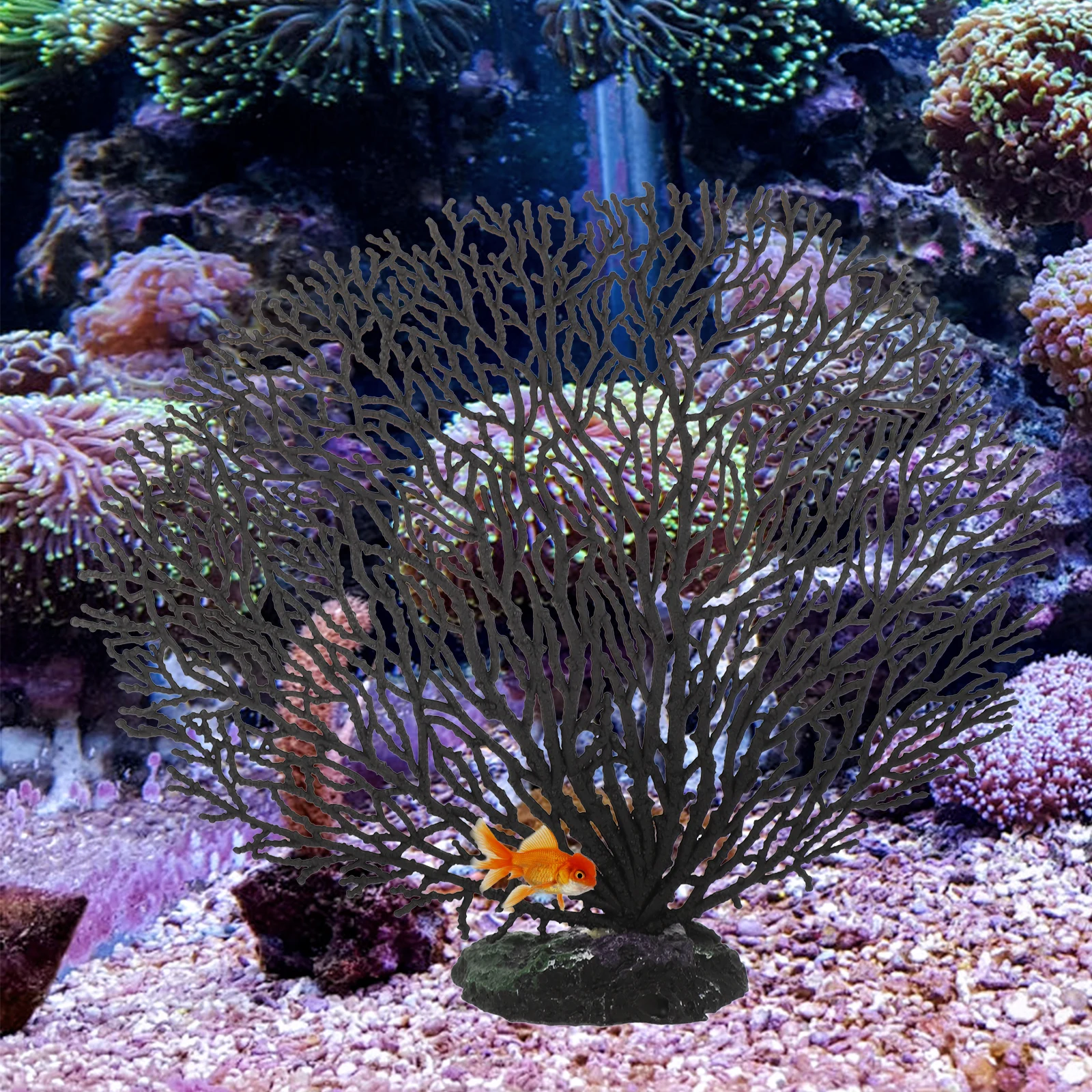 

Simulated Coral Wall Artificial Plants Fake Diy Tank Reef Aquarium Decor Decorate