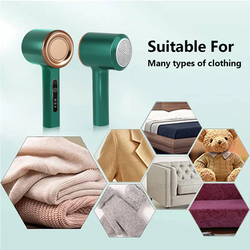 Lint Entferner Für Kleidung Wiederaufladbare Haar Ball Trimmer Fuzz Pellets Kleidung Pullover Stoff Rasierer Elektrische Fluff Lint Remover – Detail 6
