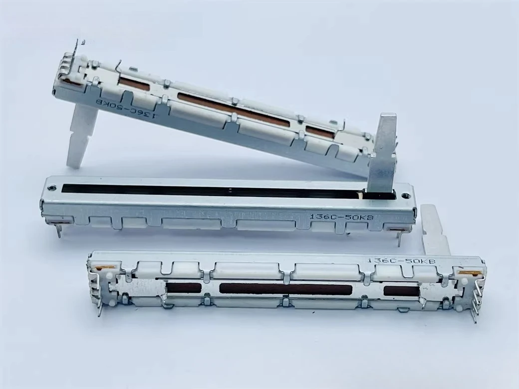 For pioneer 3000cd speed control lever alps 7.5cm long straight slide fader b50k electric slotter with midpoint 20mm 3pcs