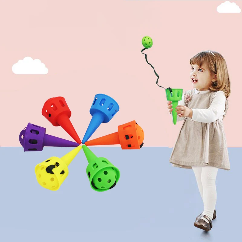 Fun Children's Tossing Catching Ball Toys Outdoor Parent-child Sports Soft Ball Toys Sensory Training Kids Holiday Birthday Gift