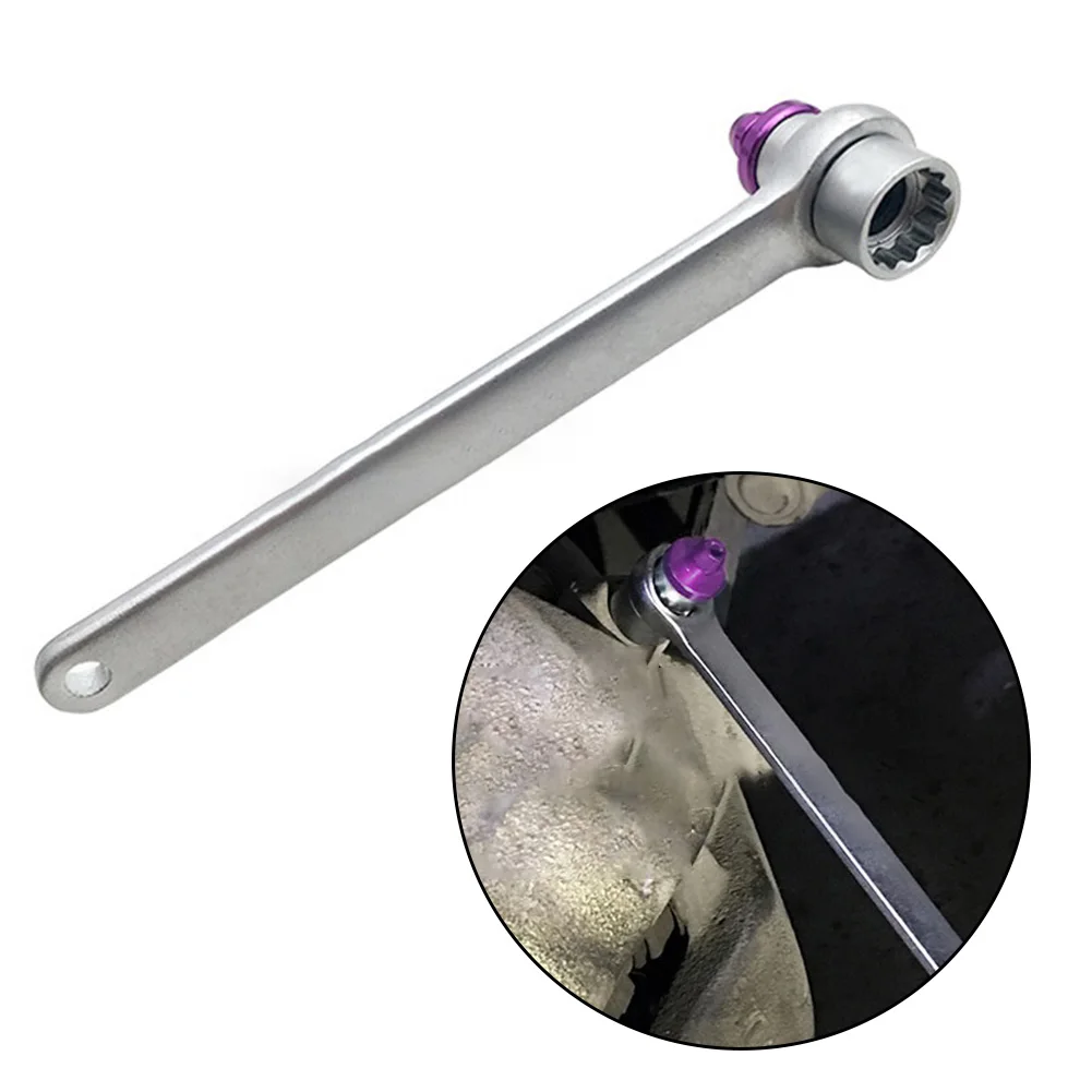 

Bleeder Wrench Metal Oil Drain Popular Portable Repair Silver Tool Widely Use 1 Piece 11mm 12.1*3.2CM Hot Sale