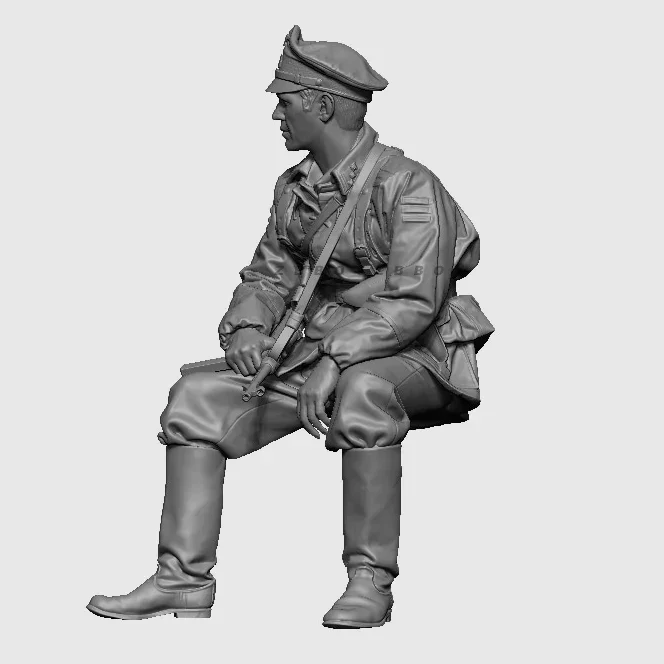 1/35Resin Soldier model kits figure colorless and self-assembled A-1767