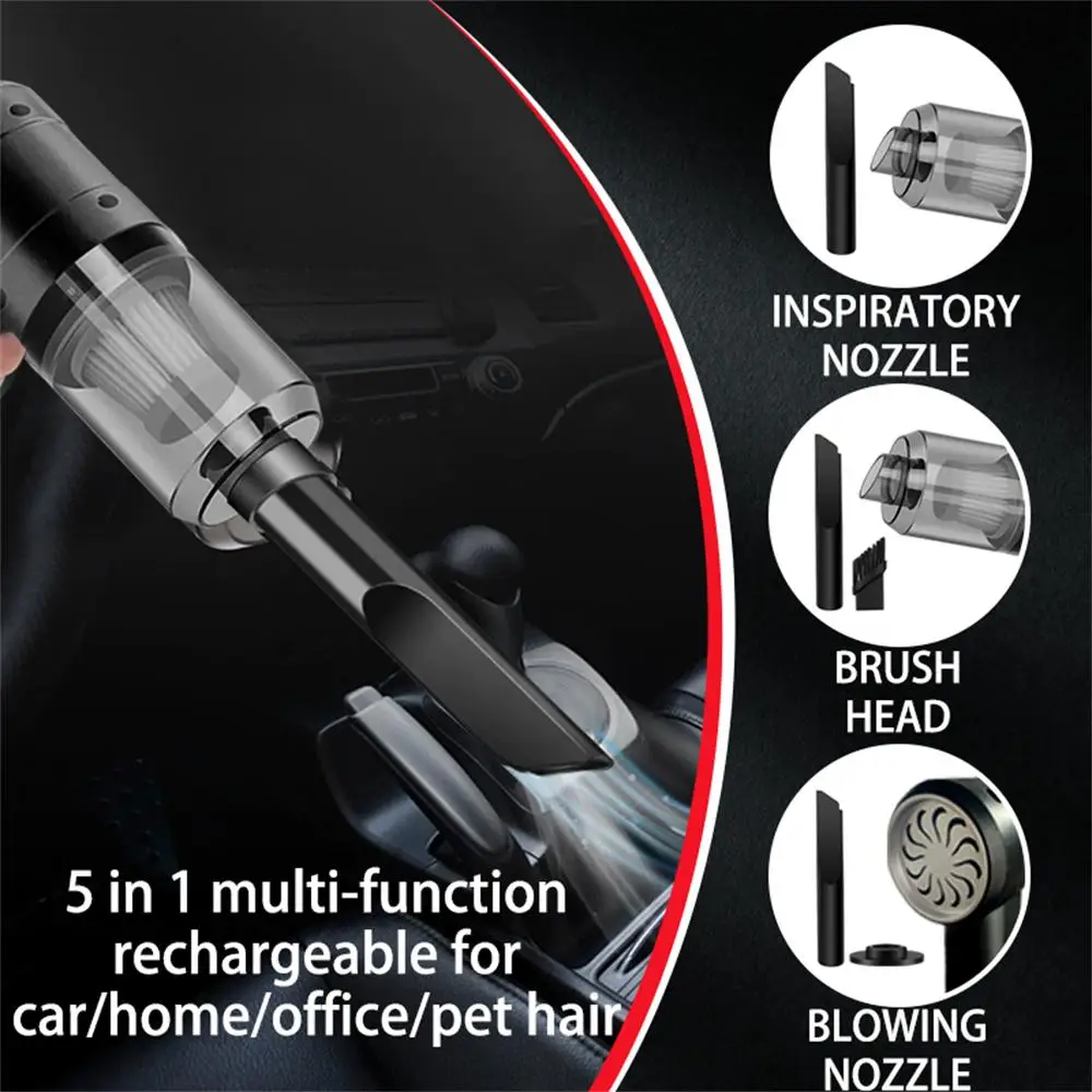 Portable Small Vacuum Cleaner For Multi Purpose Vehicles Small Household Pump Handheld Car Vacuum Cleaner