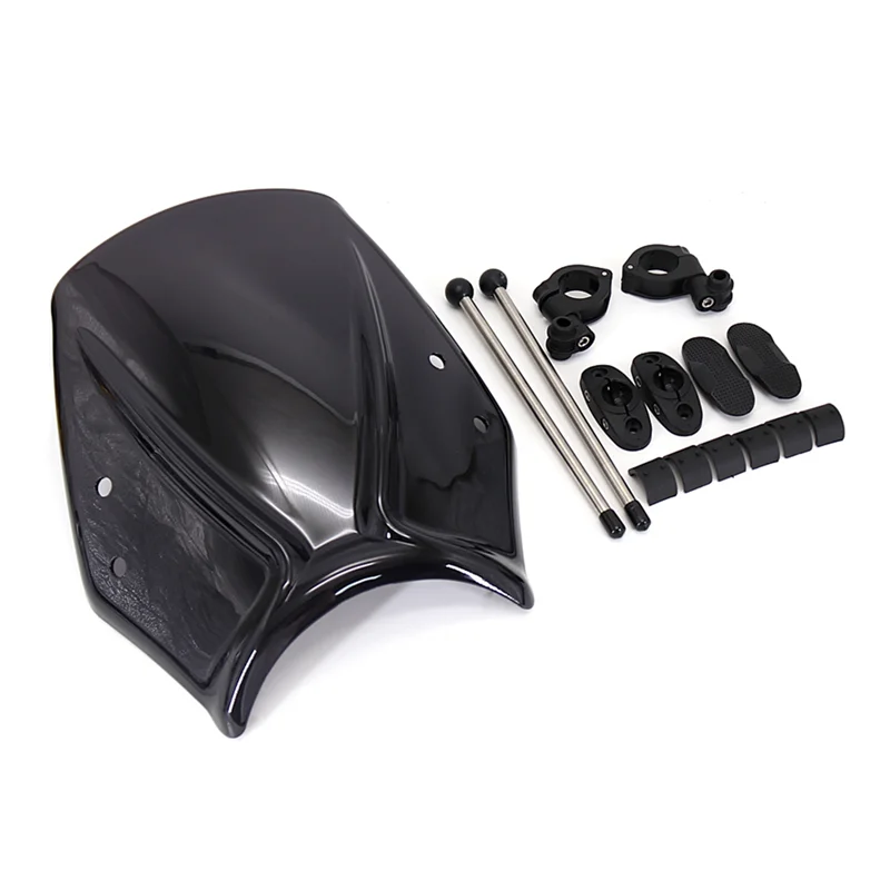 

Motorcycle Windscreen Windshield Deflector With Bracket For XSR 900 XSR900 XSR700 Xsr700 2016-