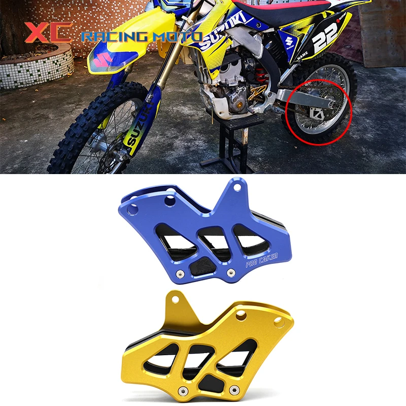 

CNC Motorcycle Chain Guide Protector For SUZUKI RM125 RM250 RMZ250 RMZ450 RMZ450Z DRZ400SM RM RMZ DRZ 125 50 450 450Z 450SM 2018