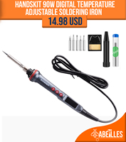 Handskit 927 110/220V 90W Digital Temperature Adjustable Soldering Iron With Accessories