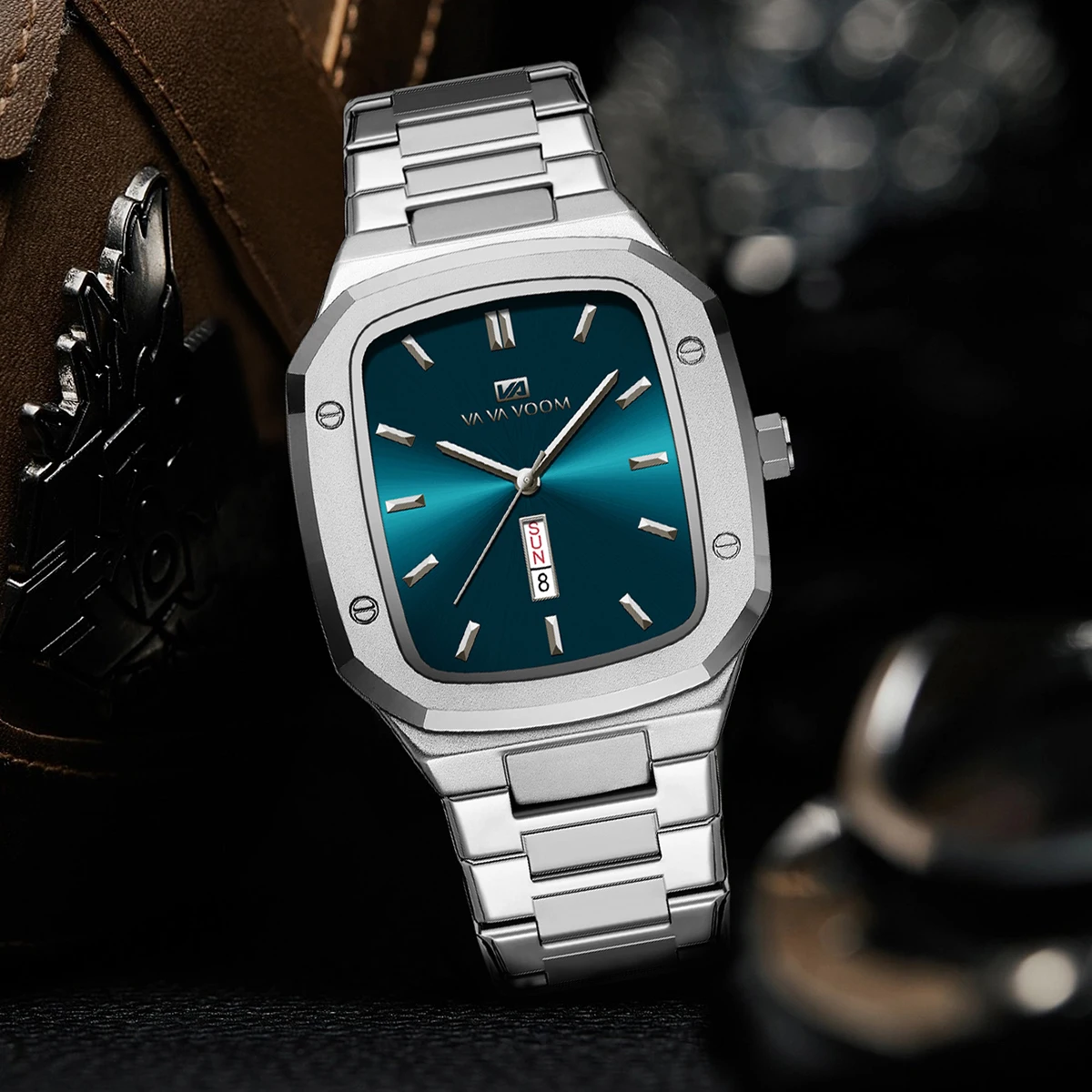 Novo Relógio de Quartzo Mascul - Luxury Watch Gold And Black avaliação e preço