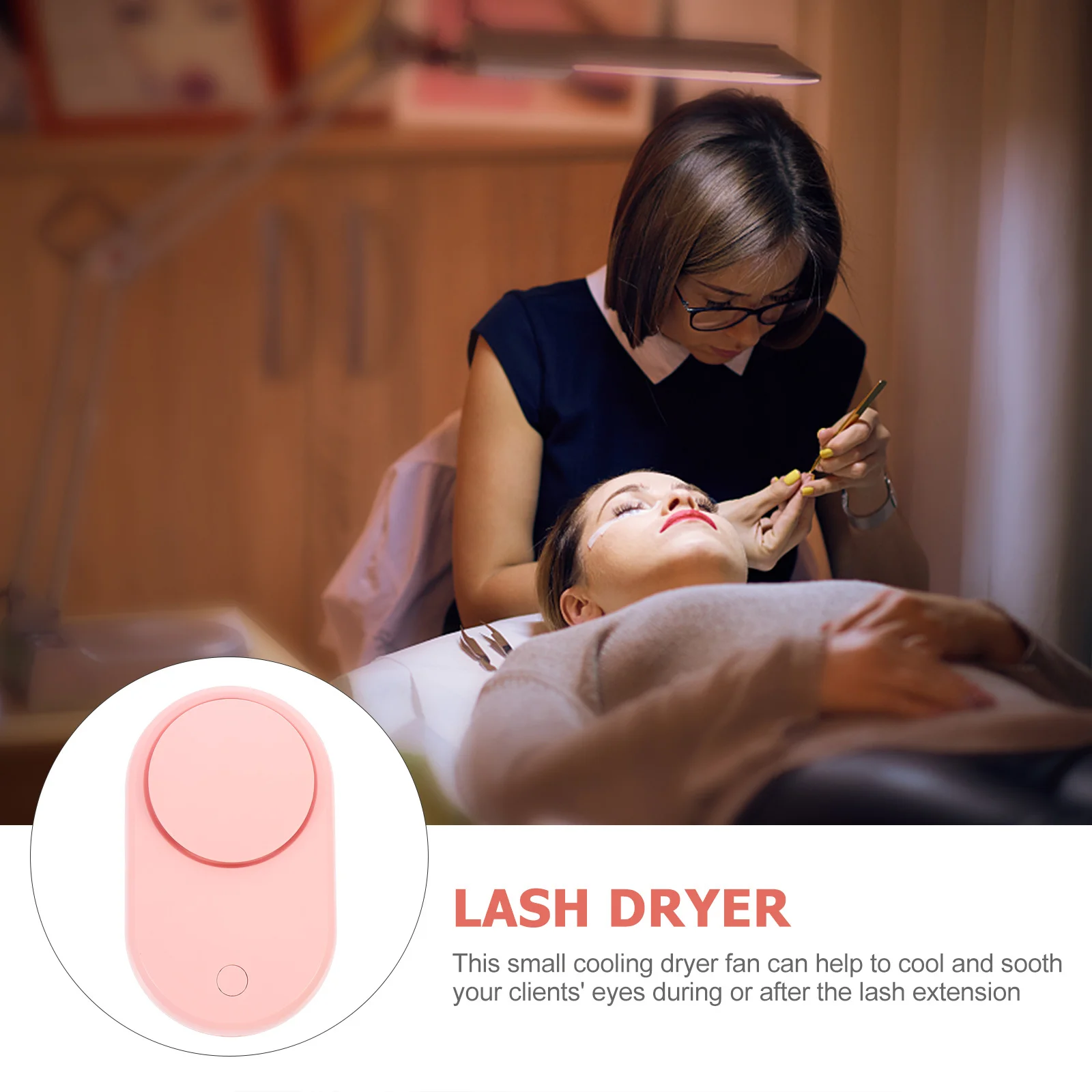 مجفف الرموش الصغير USB رمش تمديد مروحة التبريد المحمولة لتطعيم الماسكارا الأنشطة الخارجية رمش مجفف للنفخ #4