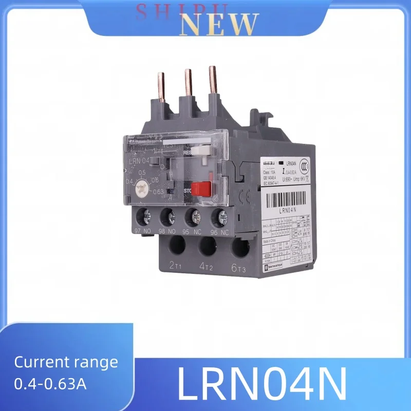 

Gas thermal overload protection relay LRN04N Rated current 0.4-0.63A