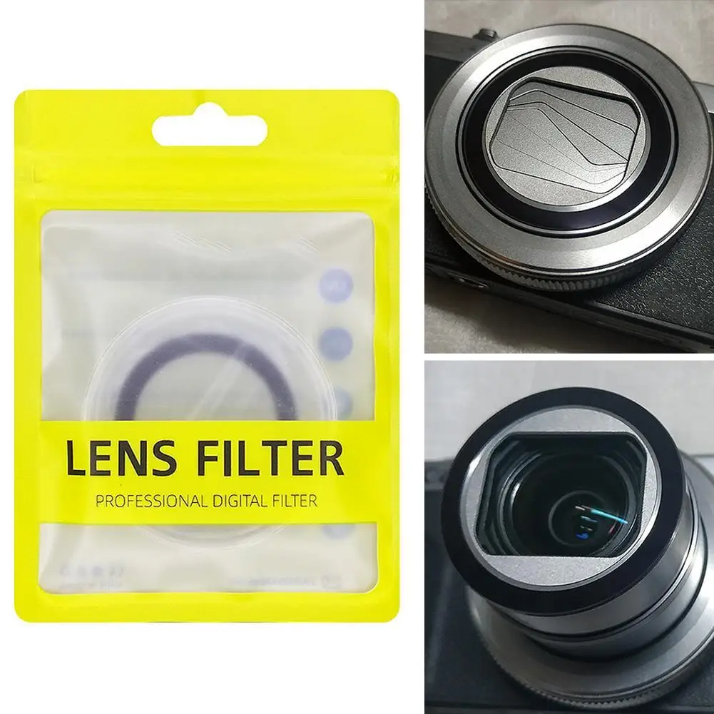 

Optical Glass Multi-Coated UV Filter Lens Protective Filter for Canon Powershot V1 lens film