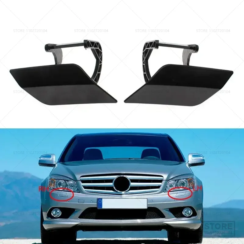 2048802124 2048802224 Front Bumper Headlight Washer Spray Cleaning Actuator Cover Cap for Mercedes-Benz C-Class W204 2007-2011