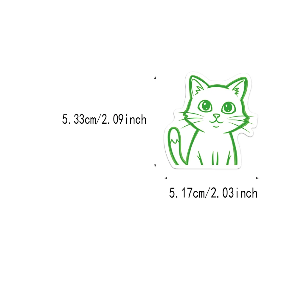 50 個クリエイティブグリーンアイテムインスタイル装飾ステッカー DIY スクラップブック電話ケースラップトップタブレット装飾玩具ステッカー