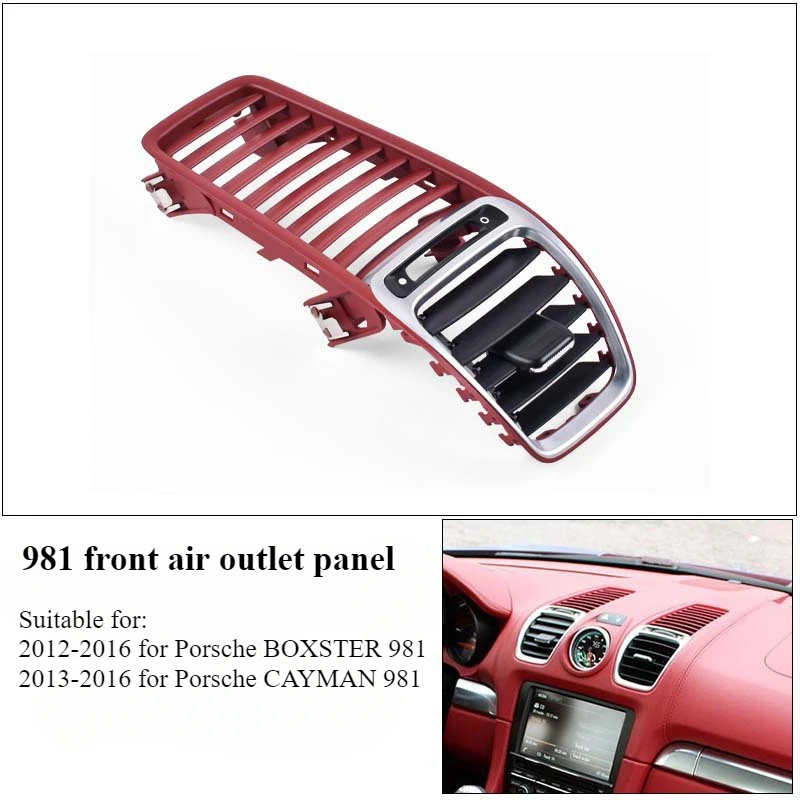 For Porsche Boxster Air Conditioner Out of Trend for Boxster Kaman 981 Out of Trend Air Conditioning Grille Panel