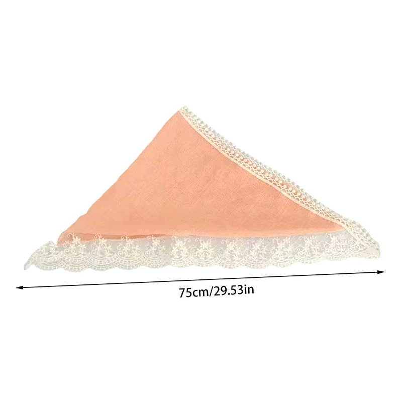 

1PC Fashion Y2K Women Lace Floral Stacked Lace Half Skirt Butt Curtain Skirt Small Apron Tulle Bandage Skirt Layering Headscarf