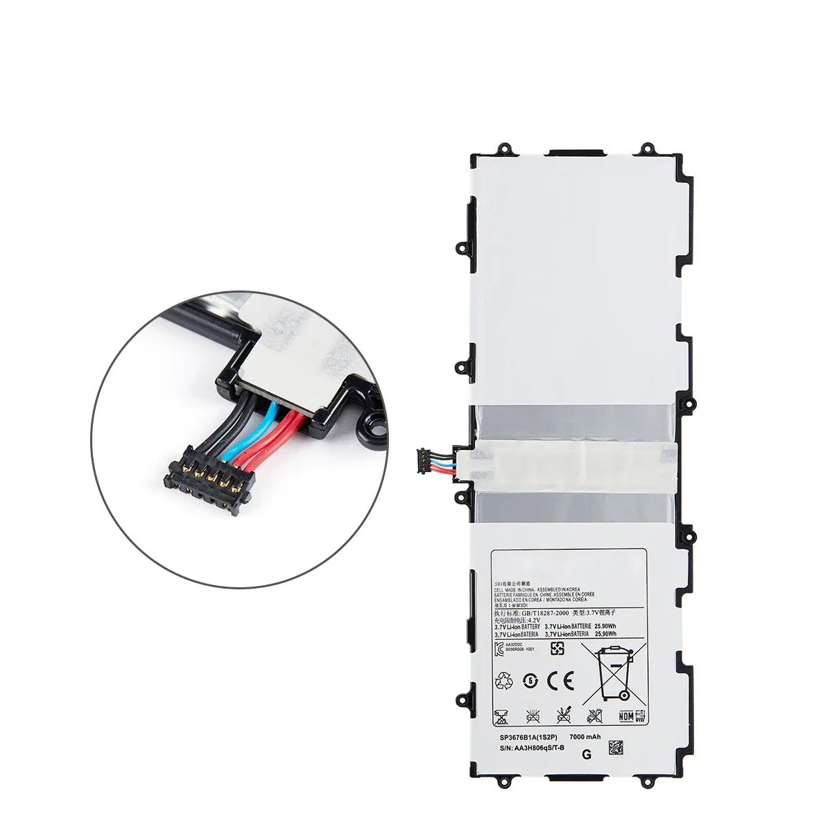 Brand New SP3676B1A 7000mAh Battery For Samsung Galaxy Note 10.1 GT-N8000 N8005 N8010 N8013 N8020 P7500 P7510 P5100 P5113 +Tools