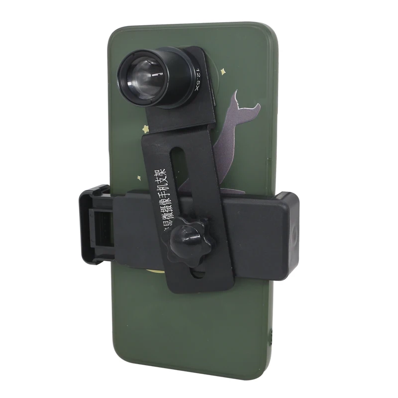 Telefonclip für Mikroskop mit 12,5-fachem Okularlinse, Handy-Montageadapter, Teleskop-Zubehör, Durchmesser 23,2 mm, 30 mm, 30,5 mm – Detail 2