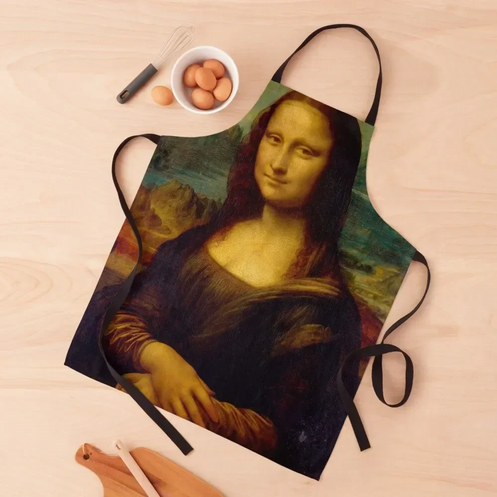 

Mona Lisa Apron Korean waiter esthetician Apron