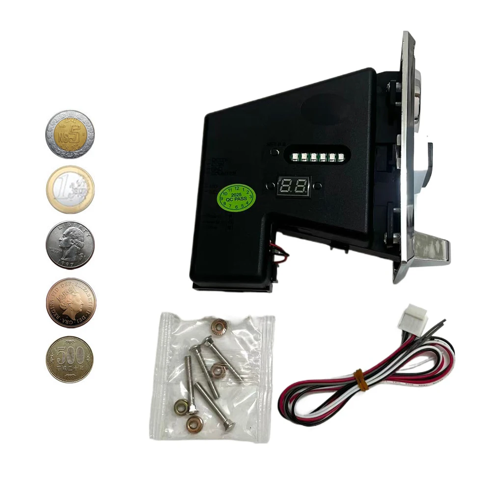 616 Multi Coin Selector  12V  Work For Vending Machine Arcade Video GameStablely Accurately