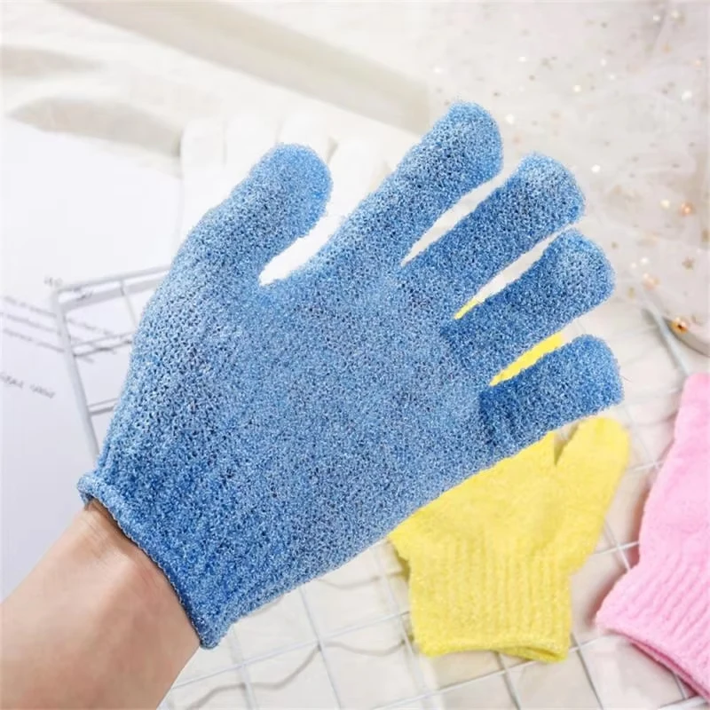 2pcsExfoliating Bath Gloves For Shower - Deep Exfoliating, Body Scrub Shower Scrubber, Shower Exfoliating Gloves For Women & Men