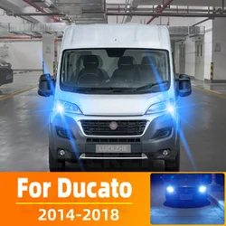 2pcs LED Daytime Running Light DRL For Fiat Ducato Accessories 2014 2015 2016 2017 2018